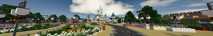 Minecraft Themepark Imaginears Club (Disneyland California)