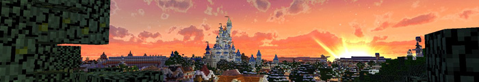 Minecraft Themepark SparkParks (Walt Disney World Resort)