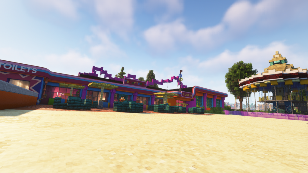 YummyTummy op Minecraft pretpark Project Walibi