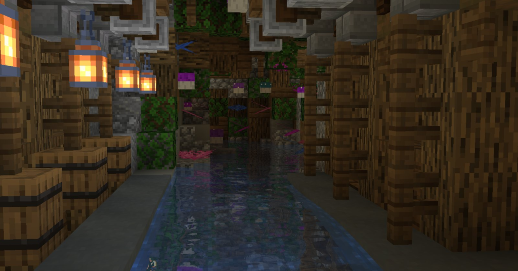 Enchanted Streams on Minecraft Custom Themepark Kw6Craft