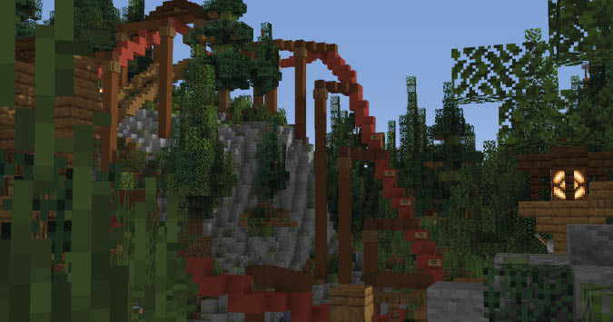 Trailblazer on Minecraft Custom Themepark Kw6Craft